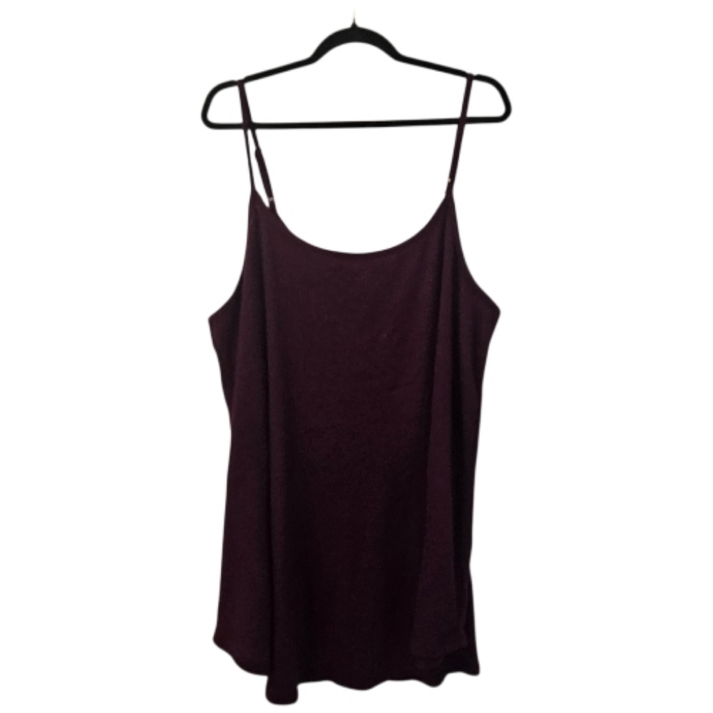 Purple Torrid Women's Super Soft Plush Rib Cami Sleep Gown